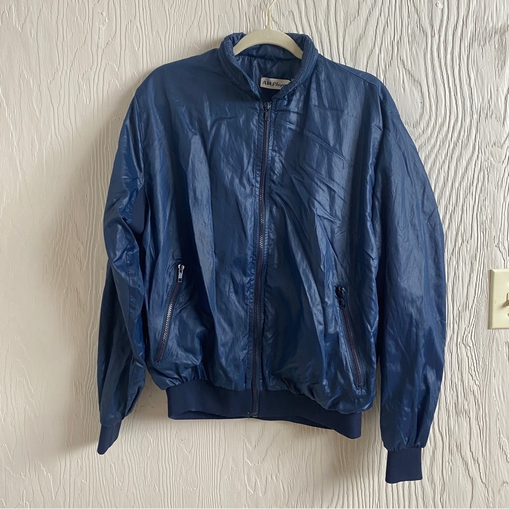 Retro AM Player Golf Full Zip Jacket -L
